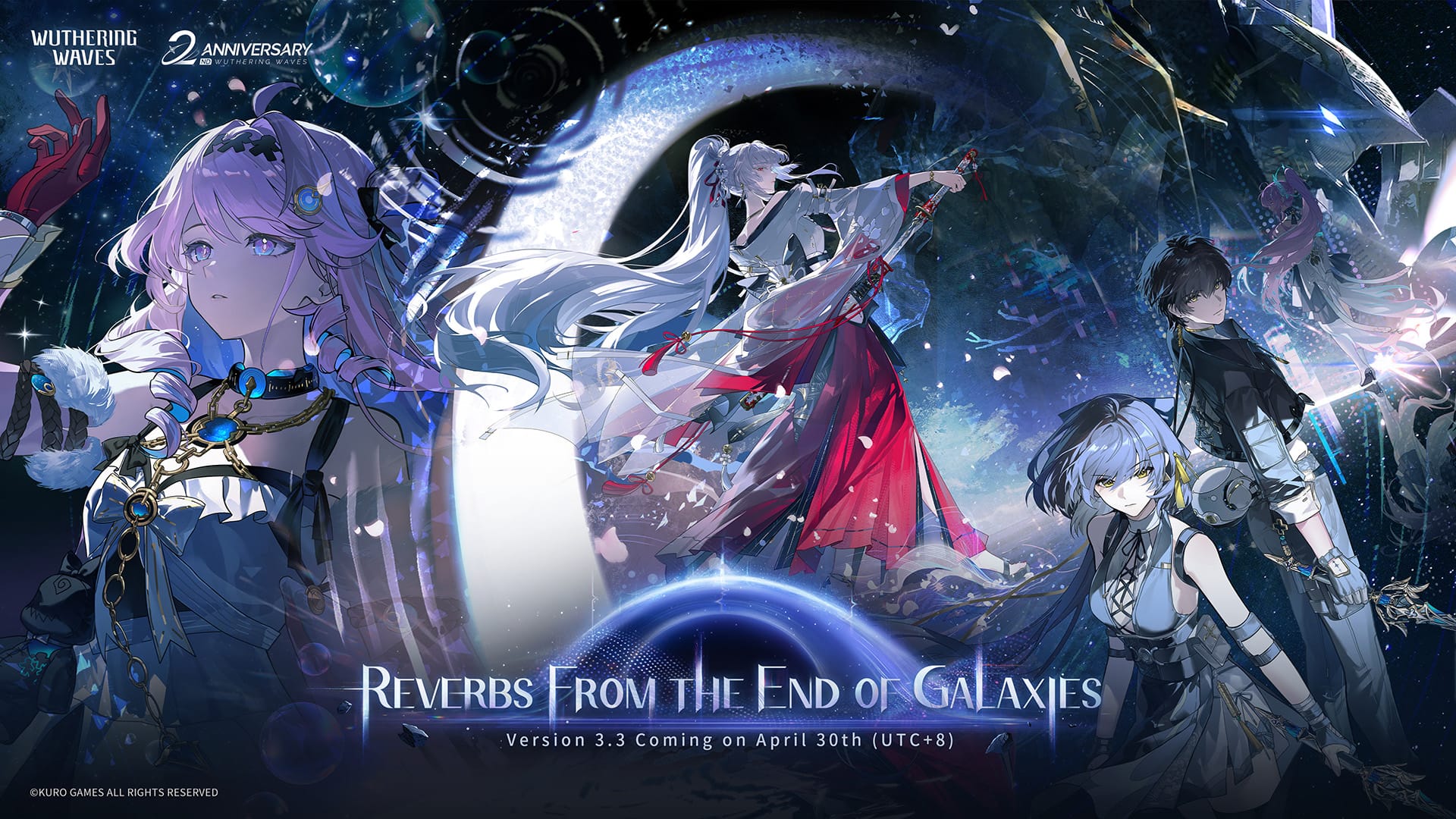 Wuthering Waves 2nd Anniversary, Version 3.3 Now Available