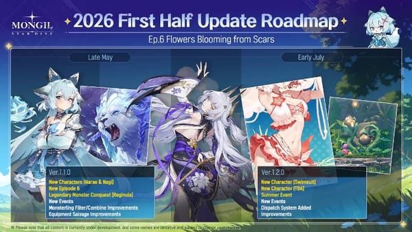 MONGIL: STAR DIVE 2026 First Half Roadmap